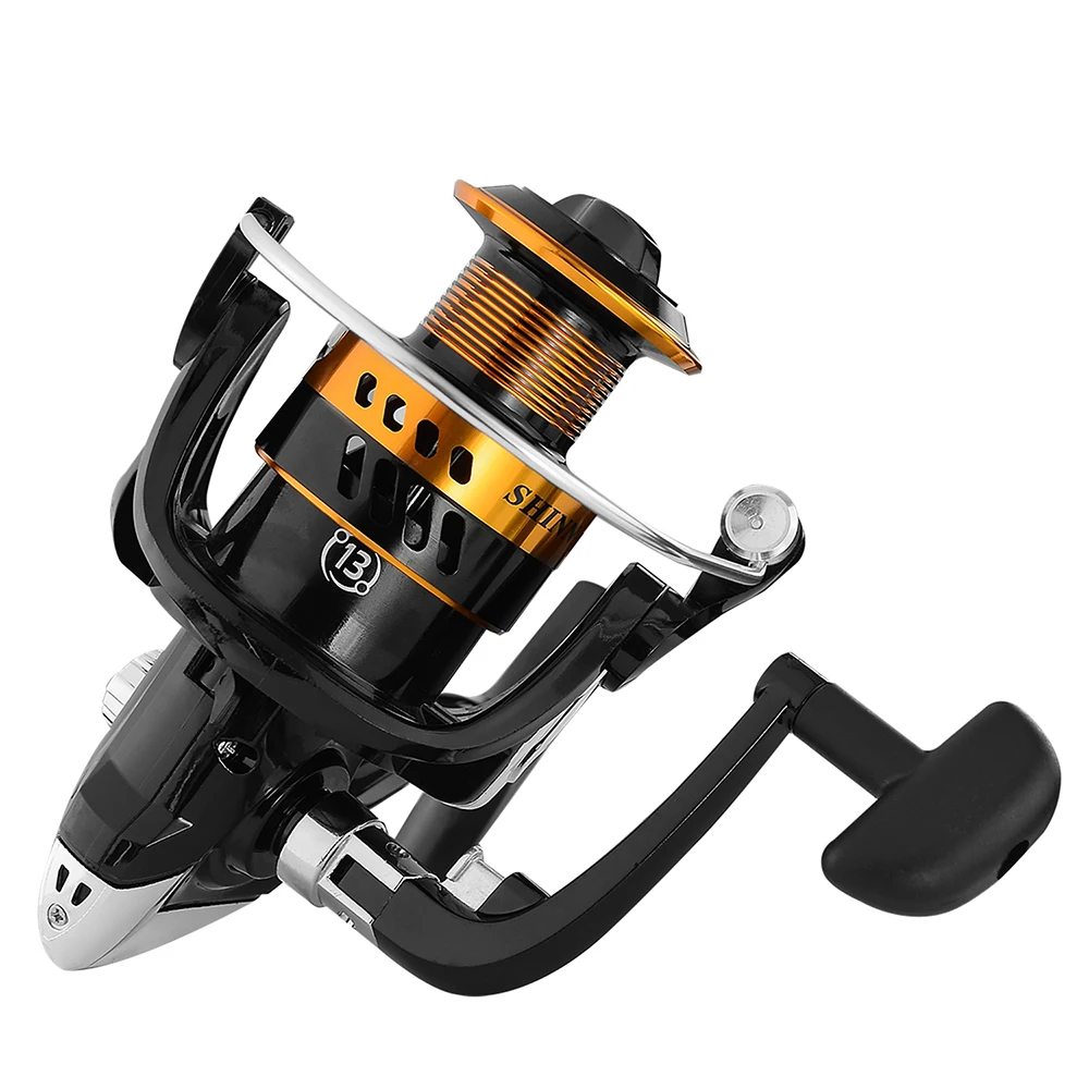 BAKAWA Hot Fishing Reel 13BB Ball Bearings Carp 500-7000 Metal Spool Spinning Wheel 12KG Drag Folding Handle Line Cup Sea Tackle