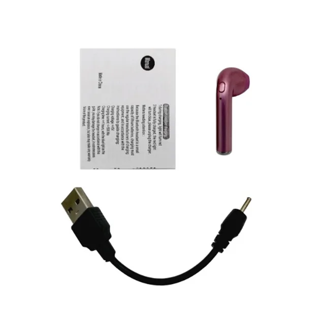 right pink a cable Горячая I7s TWS Bluetooth наушники стерео вкладыши беспроводные Bluetooth наушники-вкладыши гарнитуры для всех смартфонов - Цвет: right pink a cable