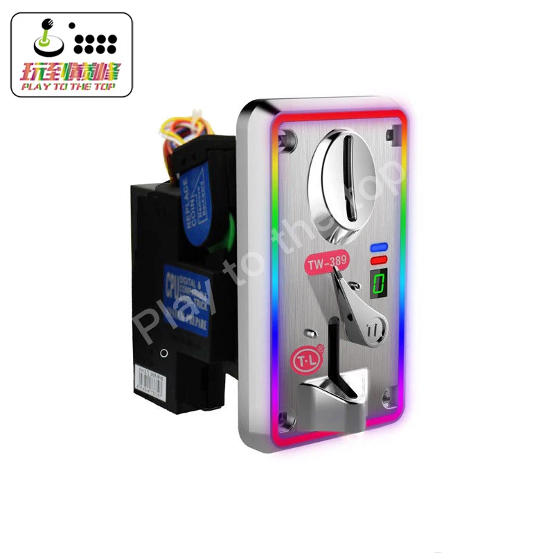 

Arcade Parts Advanced CPU Comparable Plastic Plate Front Entry Coin Selector TW-389 Coin Acceptor, coin Validator, coin mech