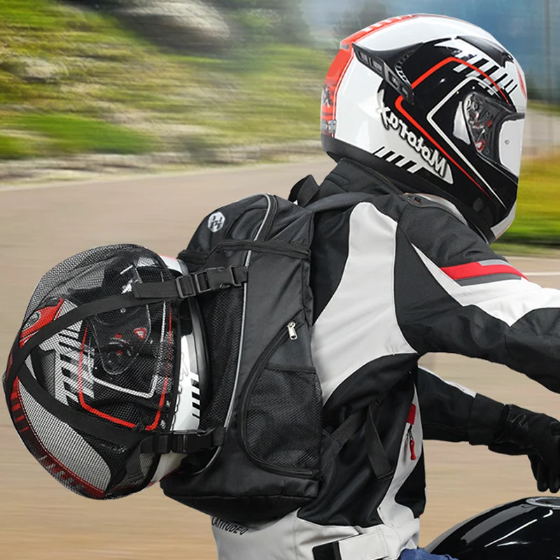 Mochila de montar en motocicleta para hombres y mujeres, bolsa de casco,  equipo de brigada de motocicleta, bolsa todoterreno, Caballero al aire  libre - AliExpress