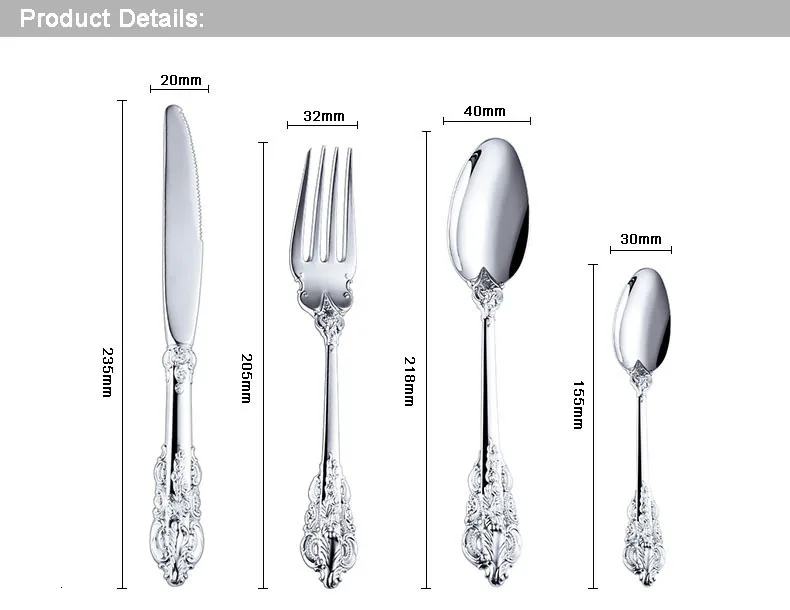 stainless steel cutlery