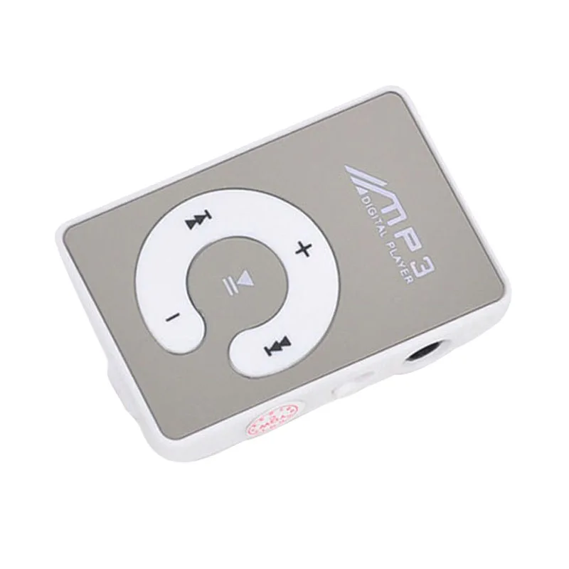 Новый мини Mp3 музыкальный плеер Модный SD TF зеркальный портативный MP3 клип