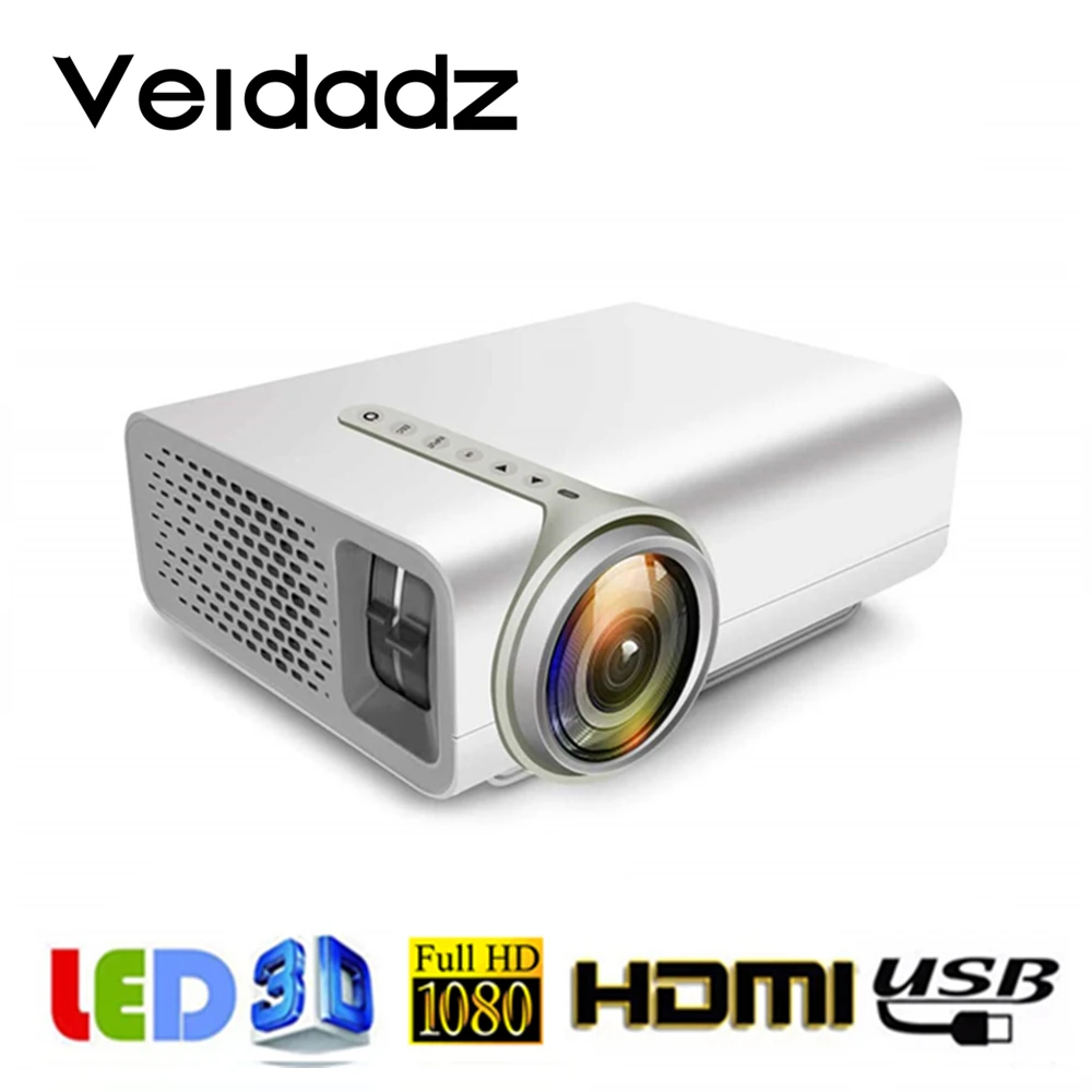 Портативный проектор VEIDADZ YG520 для домашнего кинотеатра видео и фильмов с HDMI AV USB