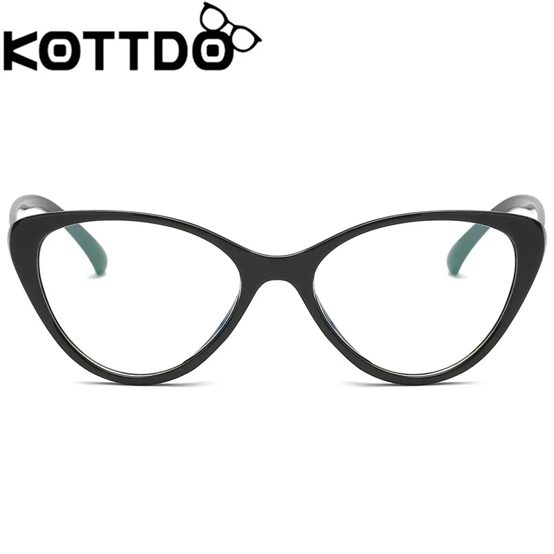 KOTTDO, Модные Винтажные оправа для очков в стиле кошачьи глаза, женские очки для чтения, оптические очки для унисекс, очки UV400