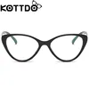 KOTTDO Fashion Vintage Cat Eye Glasses Frame Women Eyeglasses Optical Plastic Clear Lens Myopia Glasses for Unisex Eyewear ► Photo 2/6