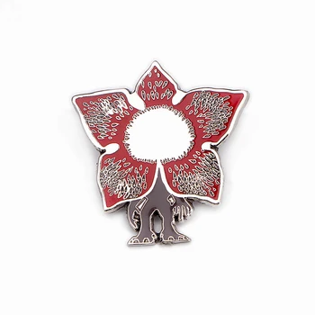 

12pcs/lot Stranger things Zinc alloy pin buckle on shirt clothes backpack shoes brooch diy decoration Jewelry craft supply E0743
