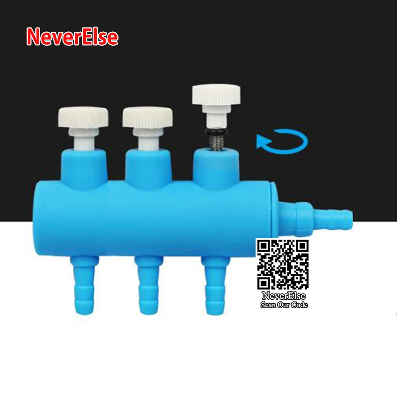 Aquarium Air Pump Accessories Air Flow Control Valve Distributor Splitter Tube Pipe Hose Split-flow Connector for Aquarium