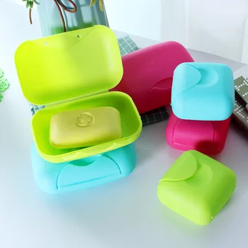 

Travel Soap Dish Sealed Soap Box Business Trip Travel Waterproof Sealed Buckle Portable Soap Box Handmade Soap Soap Box