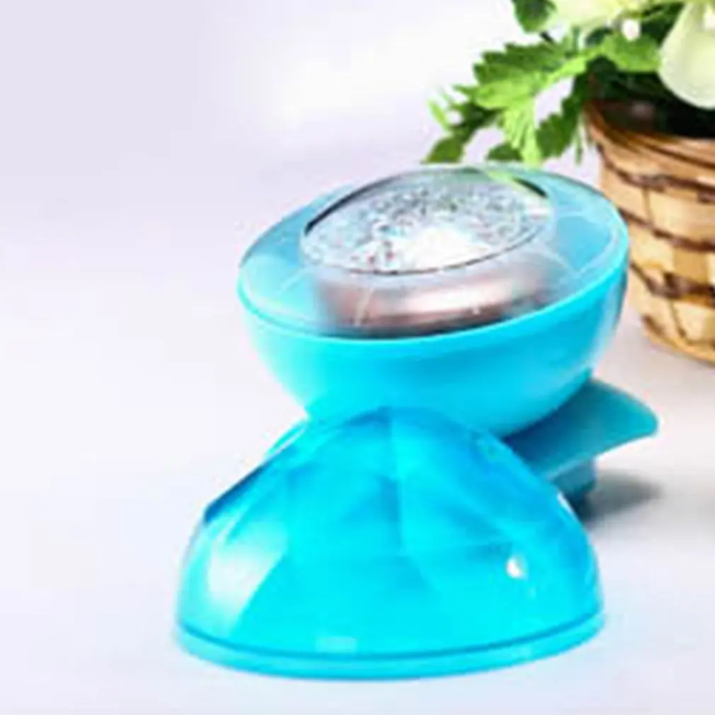 

Remote Control Ocean Wave Diamond Shaped Projector 12 LED Night Light Built-in Mini Music Player for Living Room and Bedroom