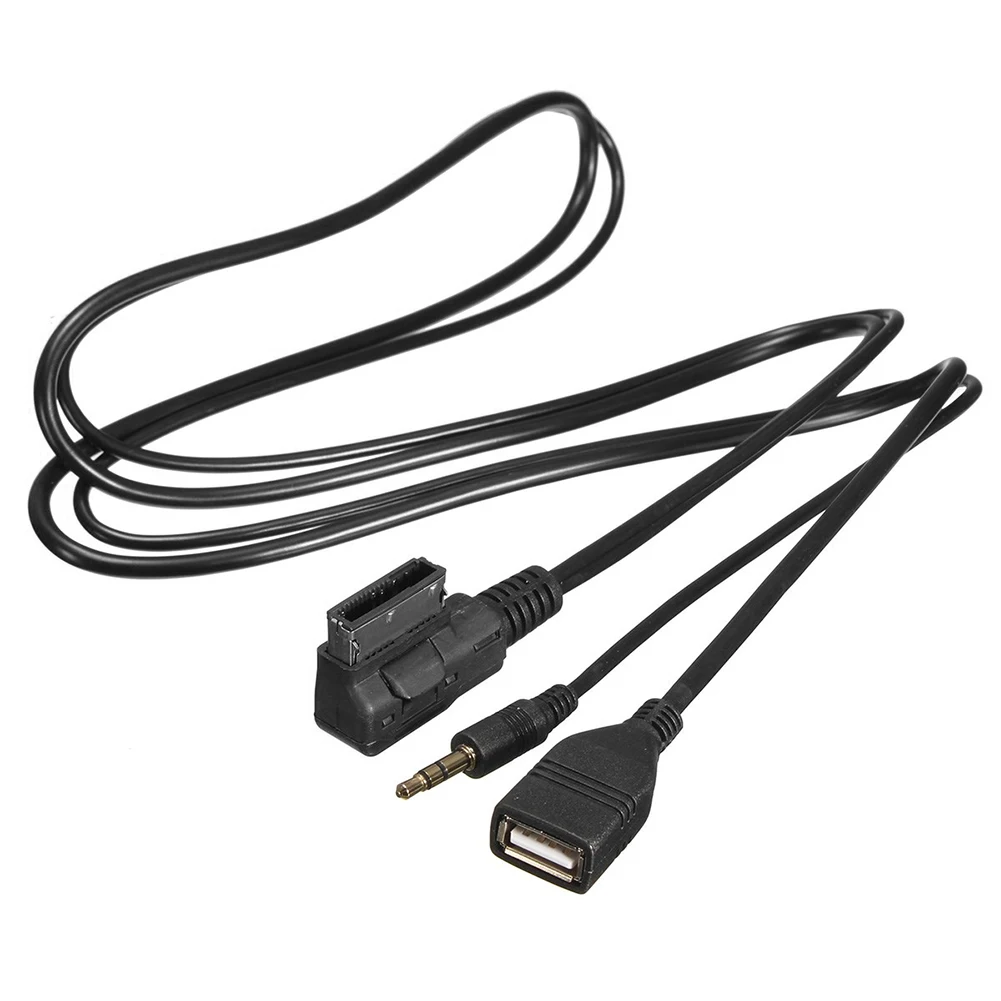 Для Audi зарядное устройство AUX аудио кабель музыкальный MDI AMI MMI интерфейс USB +