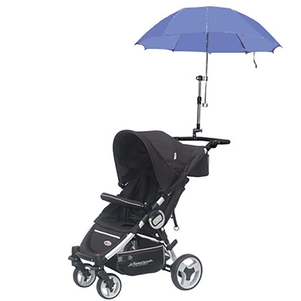 Подставка для зонта, аксессуары для коляски, регулируемая рама, 2 секции, ручка-трубка, велосипедная коляска, кресло-коляска, детское кресло, дополнительная безопасность