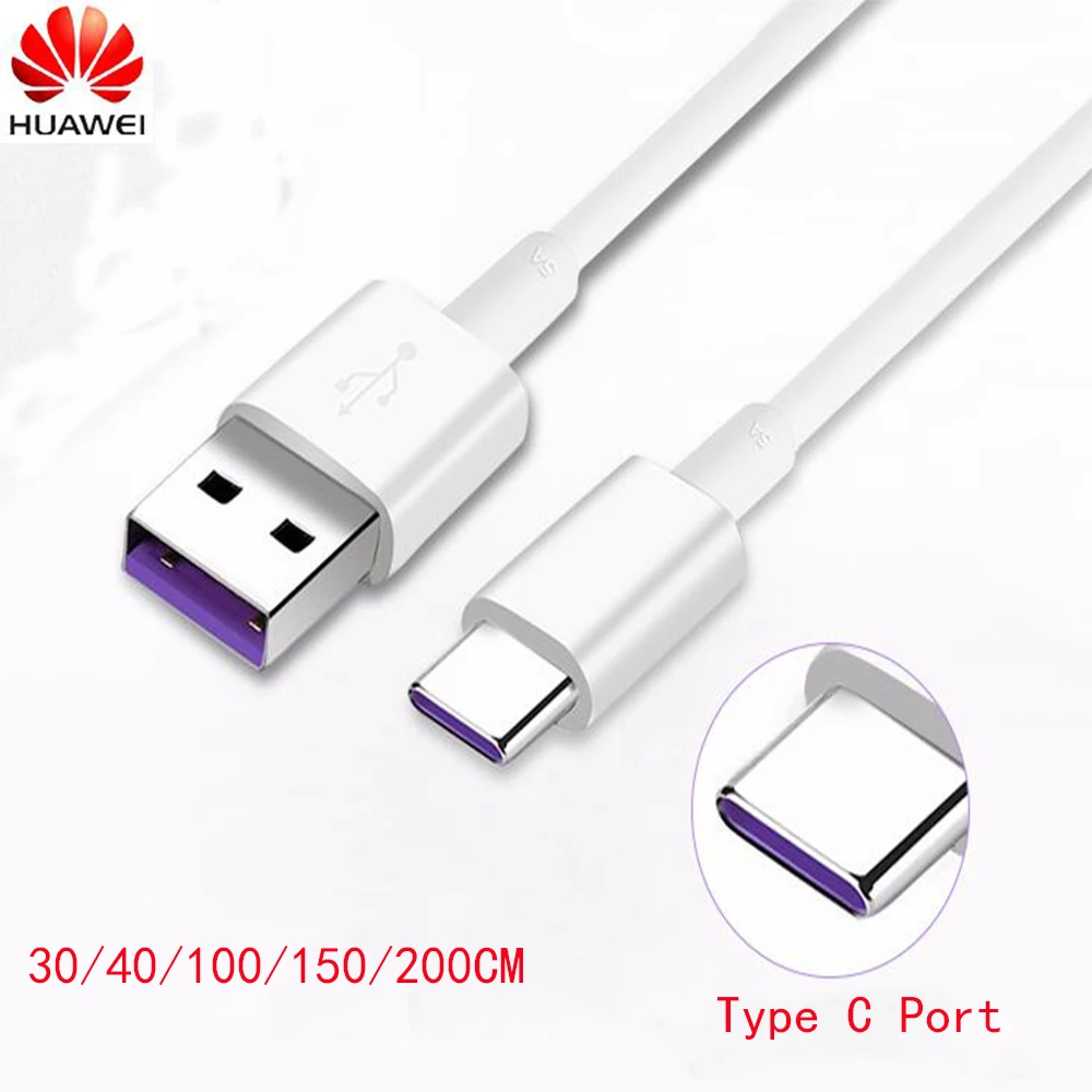 Для huawei USB 5A type C кабель P20 Pro lite mate 9 10 Pro P10 Plus lite V10 USB 3,1 type-C суперзарядный кабель