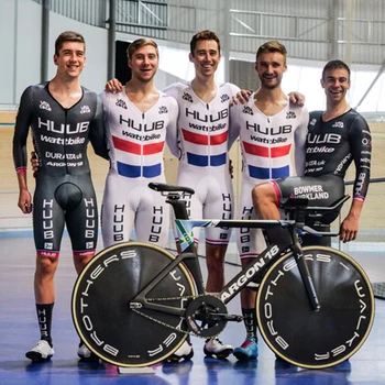 

HUUB Cycling Jumpsuit Wattbike 2020 Men Bike Triathlon Clothing Long sleeve Mtb Race Kit Set Bicycle Skinsuit Tri Suit Ciclismo