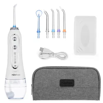 

H2ofloss 5 Modes 워터 픽 물 치실 with Travel Bag 300ml Water Tank 구강 세정기