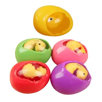 

5 Pcs Adult Decompression Vent Toys Dinosaur Egg Shape Children Kids Squeeze Cute Tricky Spoof Toy Squeeze Ball