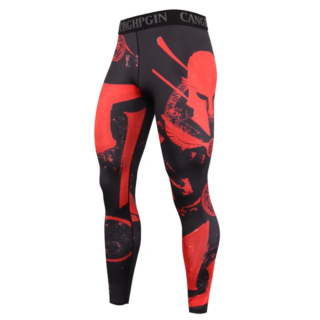 Mens Gym Compression Leggings Sport Training Pants Men Running Tights Trousers Men Sportswear Dry Fit Jogging Pants KC190