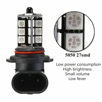 

Car LED Lights Auto H8/H9/H11 5050 27SMD 6000K Fog Daytime running Set
