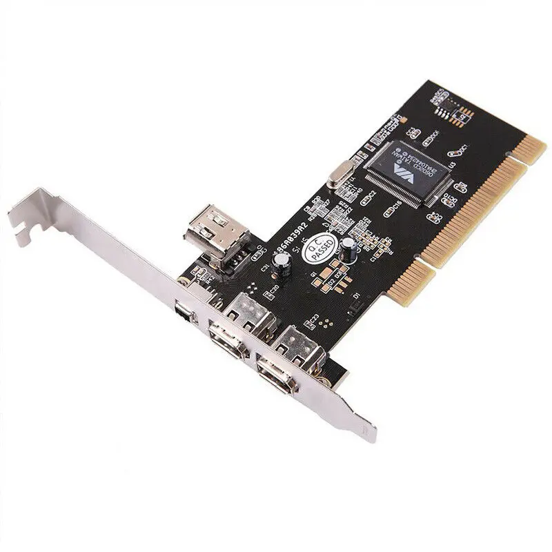 

Высокоскоростная PCI-карта IEEE 1394 Firewire 4/6 Pin с 4 портами для ПК