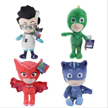 

High Quality PJ Mask Plush Toy Cartoon Character Action PJ Catboy Owlette Gekko Cape Mask Child PJ Mask Toy Child Toy Gift