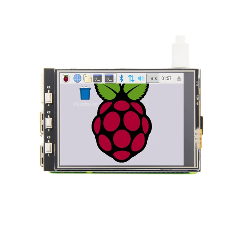 

MHS 3.2 Inch LCD Press Screen 320x240 TFT Display Screen Module for Raspberry Pi