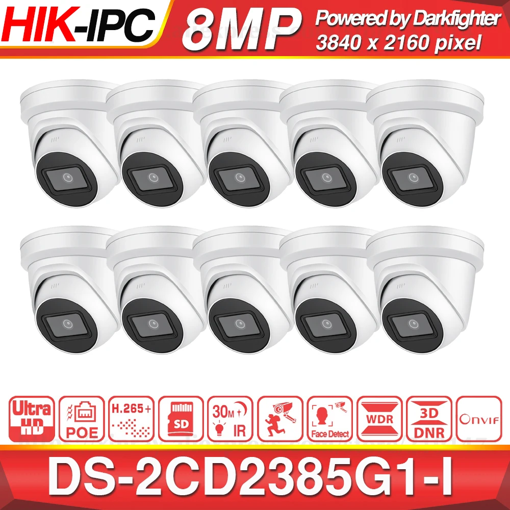 Предварительная продажа Hikvision оригинальная IP камера DS 2CD2385G1 I 8MP сетевая CCTV H.265