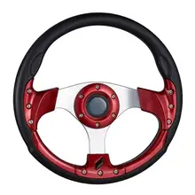 320 мм плоский спортивный Дрифтинг Автомобильный руль Универсальный алюминиевый авто гоночный руль аксессуары