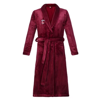 

Nightwear Winter Warm Flannel Women Kimono Bathrobe Gown Casual Soft Female Sleepwear Nightgown Thicken Coral Fleece Homewear