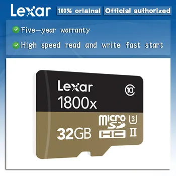 

New Lexar Professional 1800x TF Card UHS-II 64GB 32GB Up to 270MB/s U3 Class10 Memory Card Flash Card Original Micro SD Card