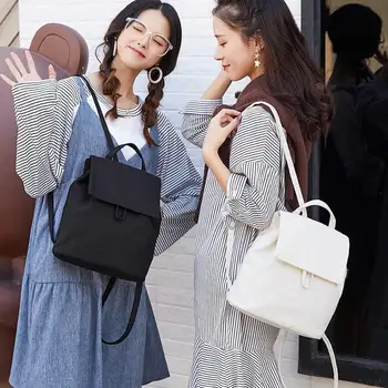 

P029 Literary small fresh canvas backpack