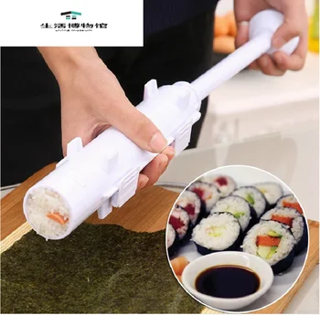 

1 Pcs Sushi Maker Roller Rice Mold Sushi Bazooka Vegetable Meat Rolling Tools Kitchen DIY Sushi Tools