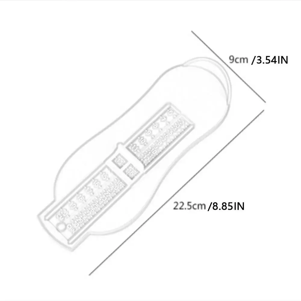 Foot Gauge Children's Foot Measuring Device For Shoes A794 Baby Foot Length Measuring Ruler 0-8 Years Old Scale