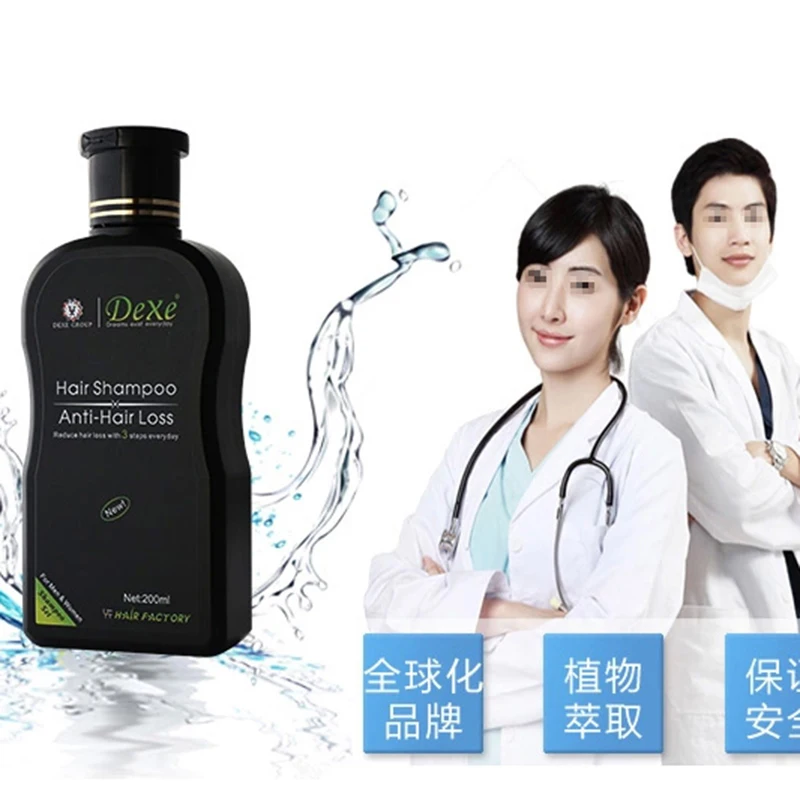 Dexe профессиональный шампунь для восстановления волос против выпадения волос, китайский продукт для роста волос, предотвращающий Уход за волосами для мужчин и женщин