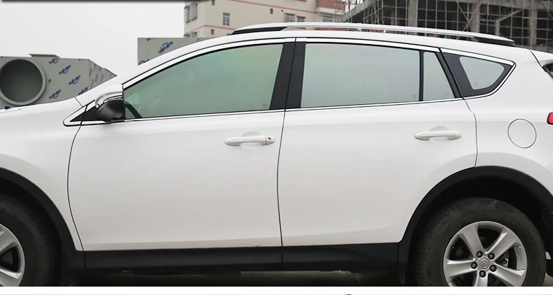Нержавеющая сталь окна автомобиля планки для toyota RAV4 2013 xa40