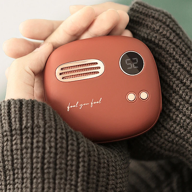 

52 Centigrade Hand Warmer Portable Charger Battery Power Bank for iPhone Samsung 5000mAh Mini Powerbank Cut for Xiaomi CellPhone