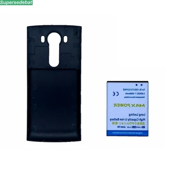 

supersedebat BL-45B1F Real 6000mAh Battery for LG V10 H968 Replacement Phone Bateria Accumulator batteries with cover power case