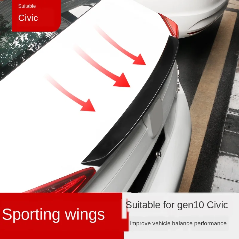 

Suitable for 10 Th Generation Civic Tail Small Pressure Tail Sports Car Wing Sports Small Tail Modified Appearance Kit Accessori