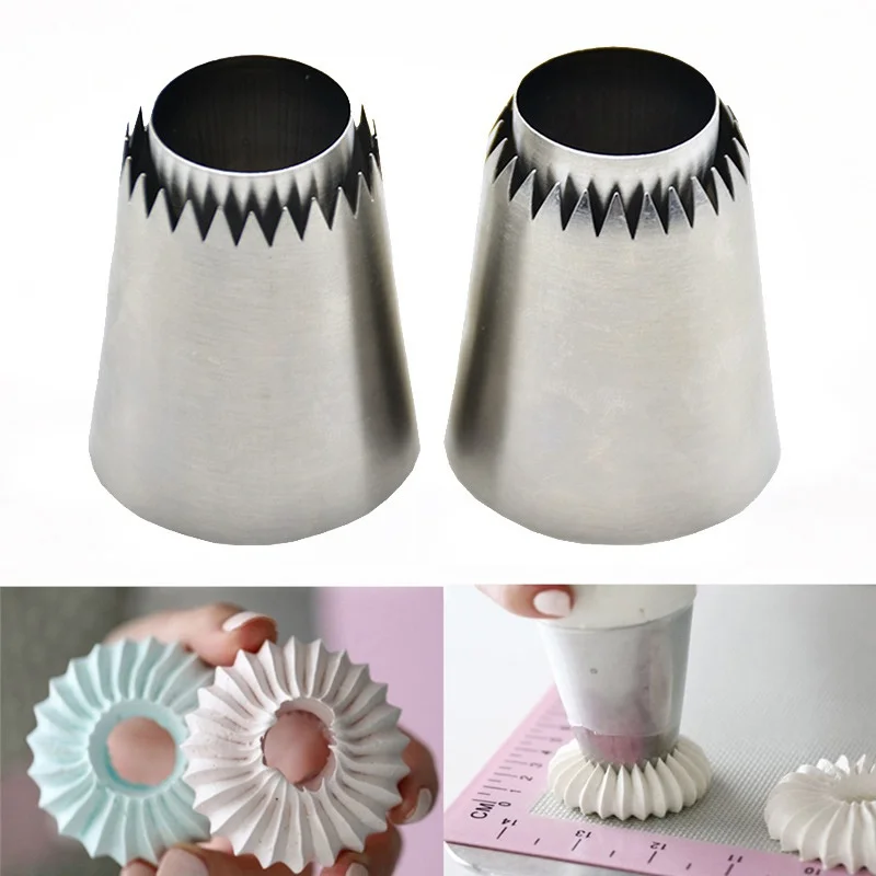 

Baking Supplies Set Ruffle Piping Nozzles Skirt Icing Set Russian Piping Tips Set