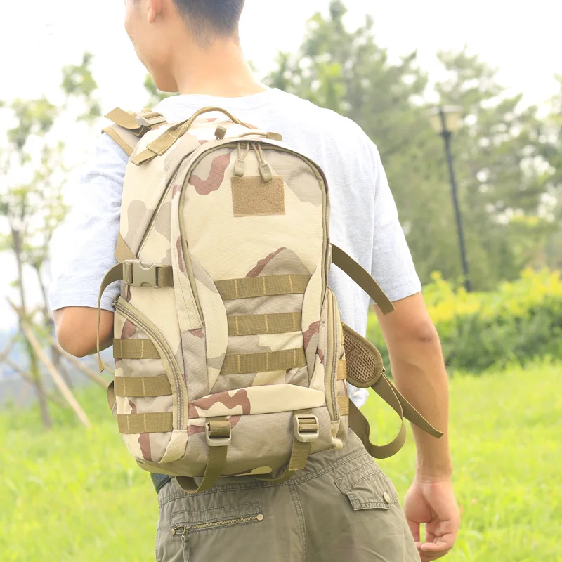

Men And Women Ultra-strength Plug-Pack Mountaineering Bag Riding Backpack Tactical Go-bag Travel Small Backpack 35L L