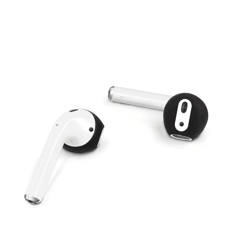 2 пары/4 шт пылезащитный чехол для AirPods Bluetooth наушники без боли мягкий силиконовый