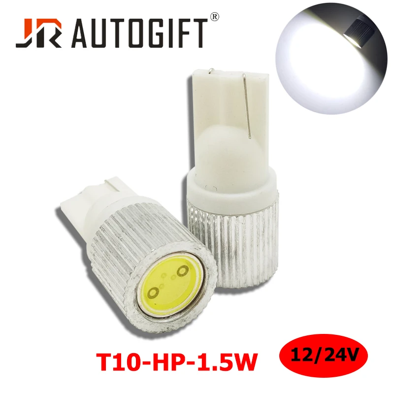 

10PCS T10 W5W LED car interior light COB marker lamp 12V 168 194 501 Side Light Wedge parking bulb auto for lada car styling