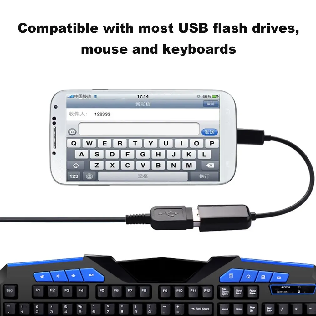 Micro USB Type C OTG Кабель адаптер для Samsung S10 + Xiaomi Mi 9 Android MacBook мышь геймпад планшетный ПК