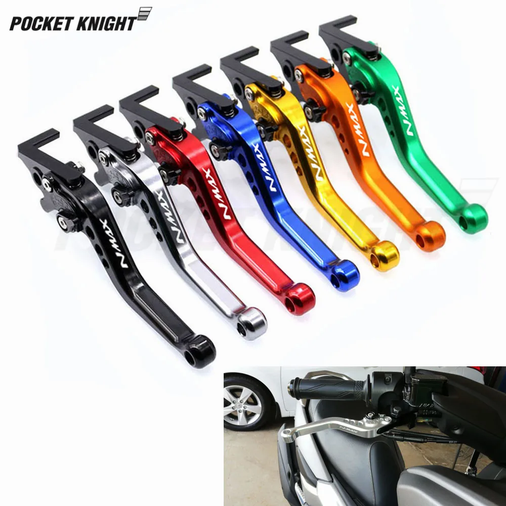 

For YAMAHA NMAX 155 NMAX155 NMAX 125 NMAX 150 N-MAX 125 155 2015-2019 Motorcycle Accessories Short Left Right Brake Levers