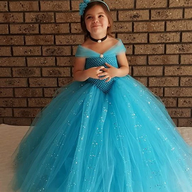 Vestido de tutú con purpurina niñas, vestido de tul brillante de ganchillo, vestido de baile, disfraz de fiesta de para niños, vestidos de princesa _ - AliExpress Mobile