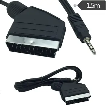 

Scart male to DC 3.5mm male audio Stereo cable 1.5m