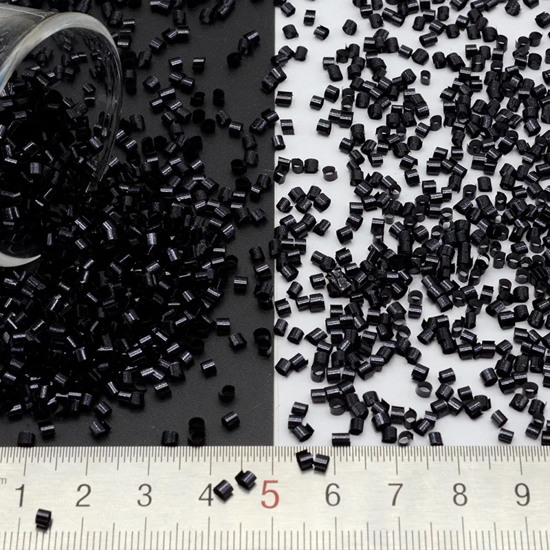 Solid black 500 г/лот 2*3 мм Серебряная основа Bingsu бисер блестка труба пайетки центр отверстия для шитья ПВХ DIY Швейные материалы свободные блестки - Цвет: Solid black