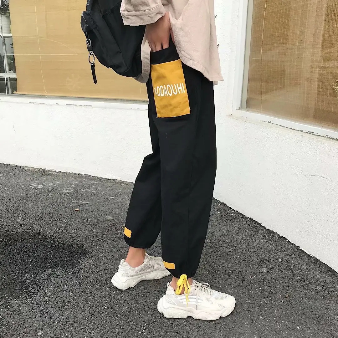 

Spring And Autumn New Style Workwear Jeans Men's Country Popular Brand Street Loose-Fit with Drawstring Ankle Banded Pants INS S