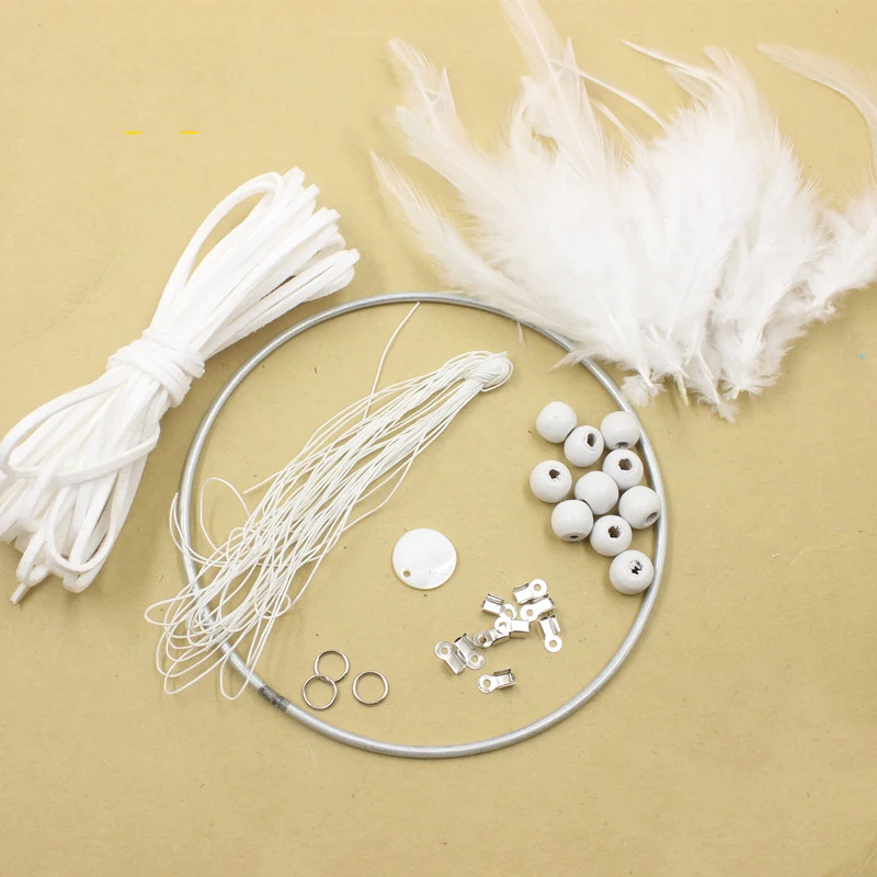 Useful DIY Crochet Feather Dream Catcher Kit Hanging Decoration Wall Ornament UK ► Photo 2/6