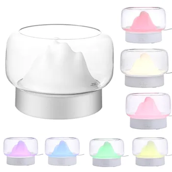 

USB Air Humidifier Dual Mist Ultrasonic Aroma Diffuser Home Car Desktop Mist Maker with Colorful LED Lights Desktop Air Purifier