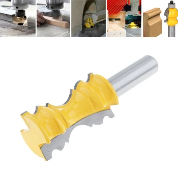 

1/2 Inch Door String Course Milling Cutter 1-1/8 Inch Blade for Particleboard/Multi-Layer Board /Solid Wood/Medium Fibre Board