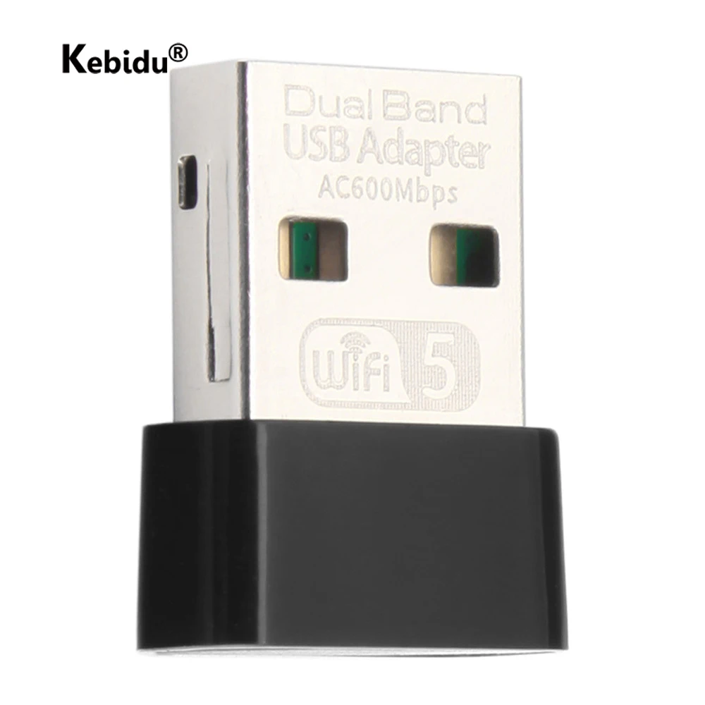 Kebidu USB Беспроводной Wi-Fi адаптер 600 Мбит/с высокой Скорость сетевая карта 2 4 г 5G Realtek